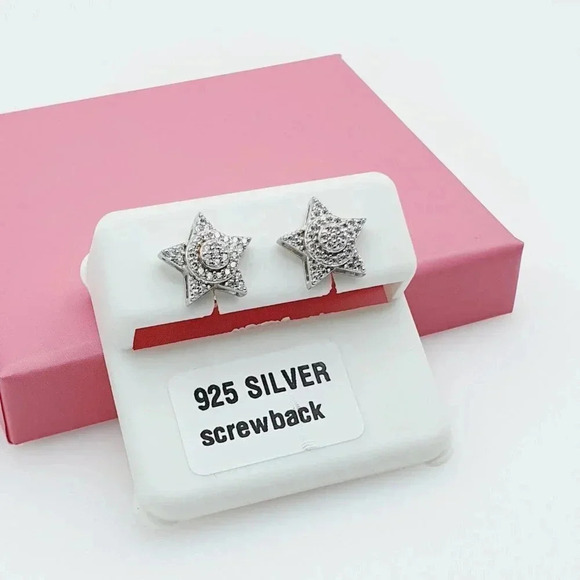 925 Sterling Silver Cubic Zirconia Earrings, U19254580 - Picture 2 of 11